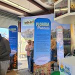 visitors in the Florida exhibit