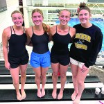 Colquitt County girls diving team