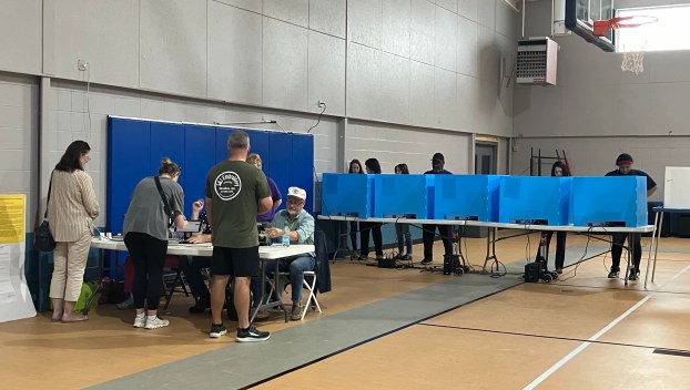 election day at a precinct