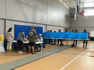 election day at a precinct