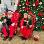 Santa with kids