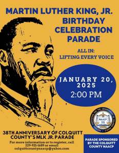 parade for mlk