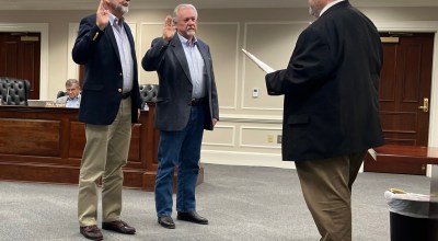 county commissioners swearing in