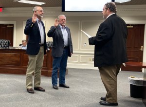 county commissioners swearing in