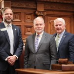 Rev Hugh Ward, Chas Cannon and John Burns