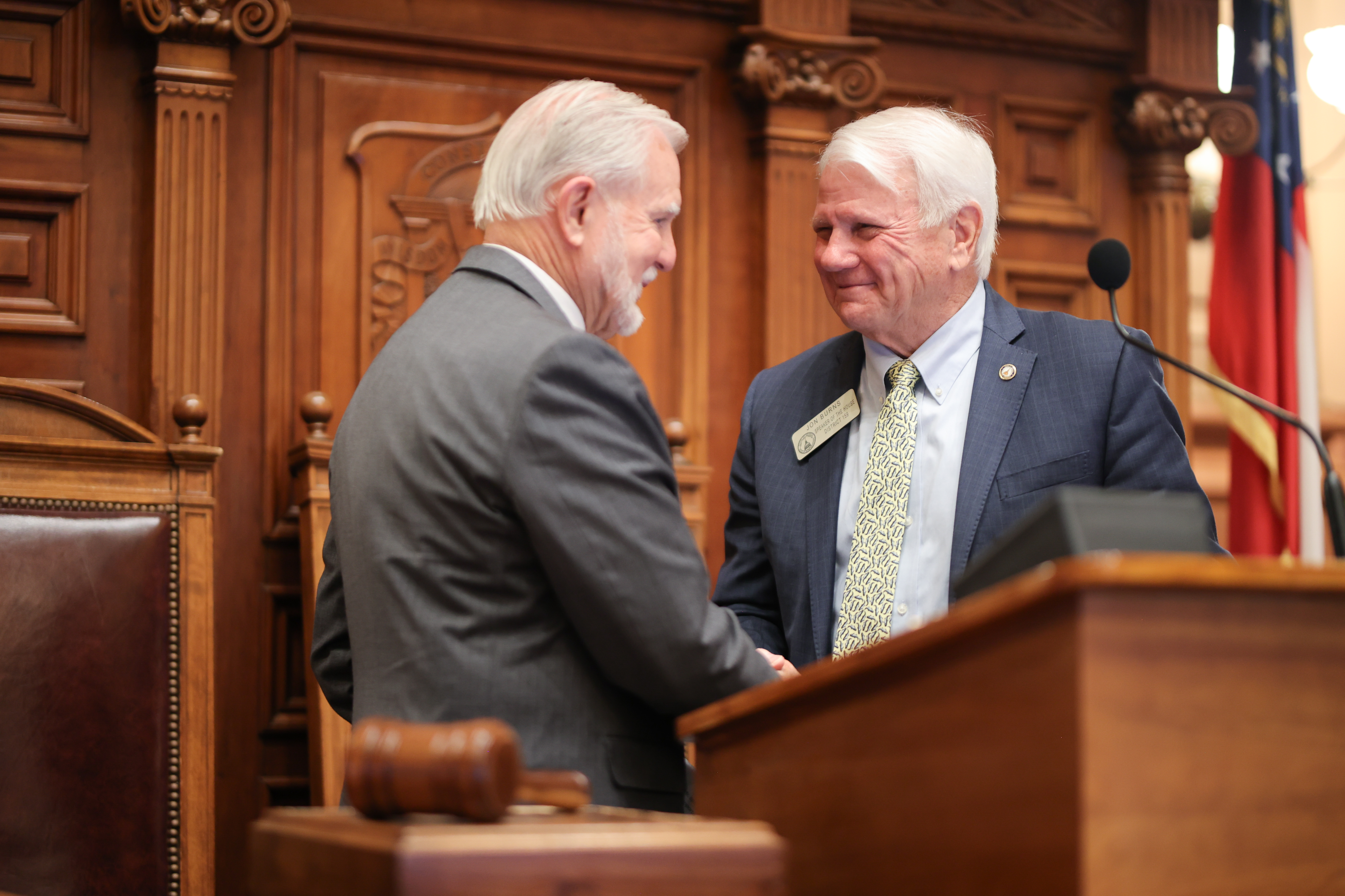 Rev. Hugh Wards and John Burns