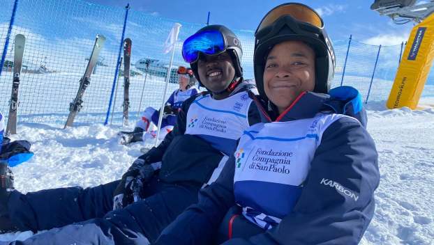 local olympians Hughes and Spence at Special Olympics