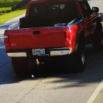 Red Ford Ranger Truck