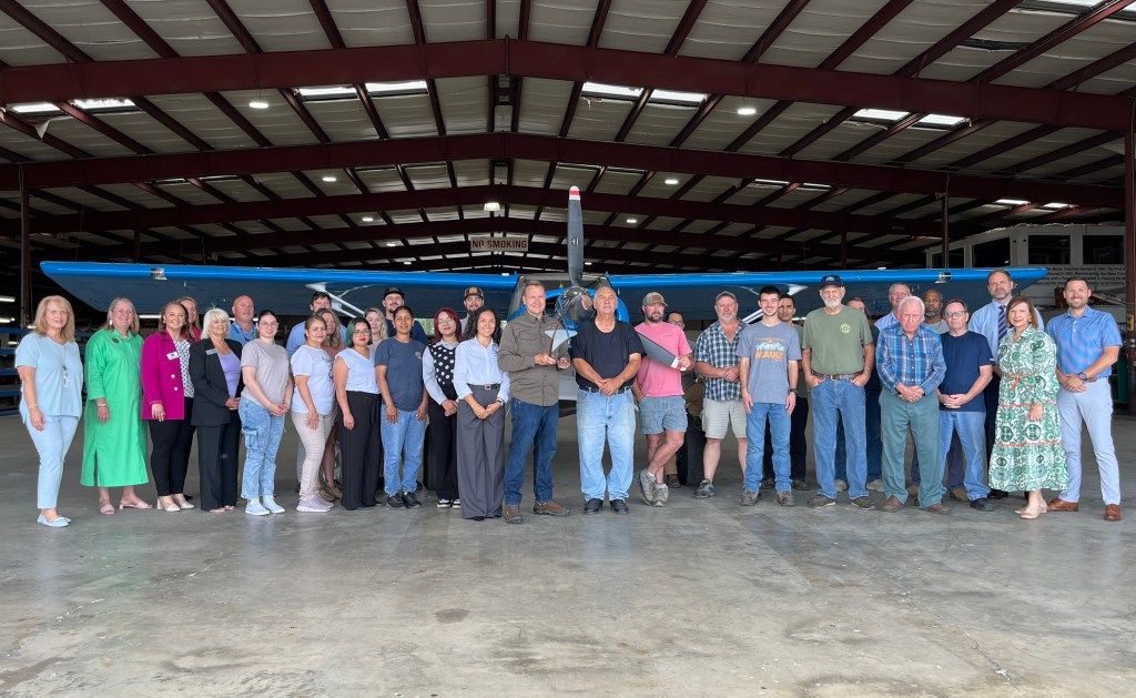 Rock Star winner Maule air employees and community members
