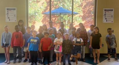 Sunset Elementary students