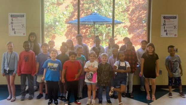 Sunset Elementary students