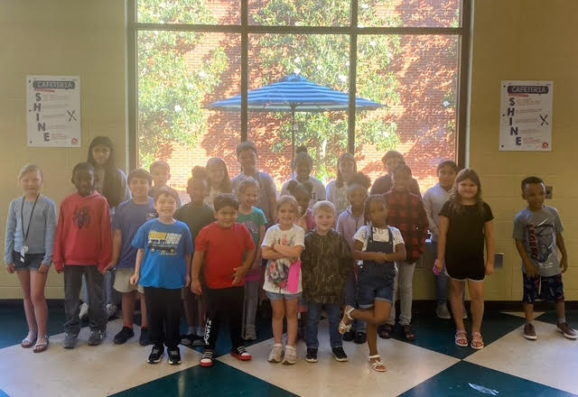 Sunset Elementary students