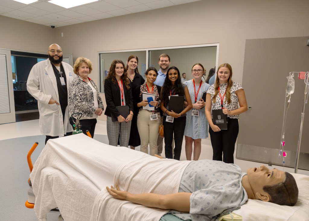 Pre-med students tour Moultrie