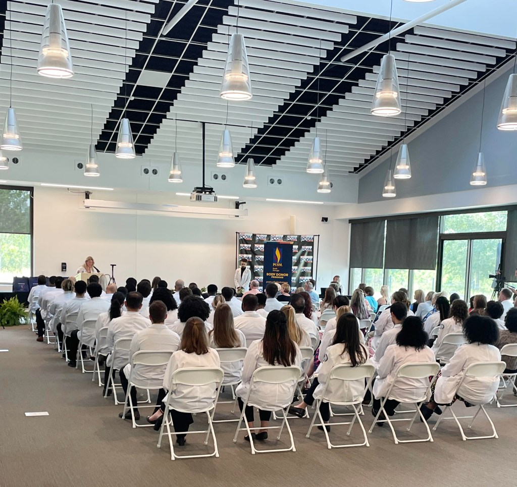 Donor service at PCOM