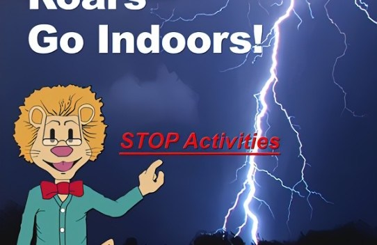 lightning caution