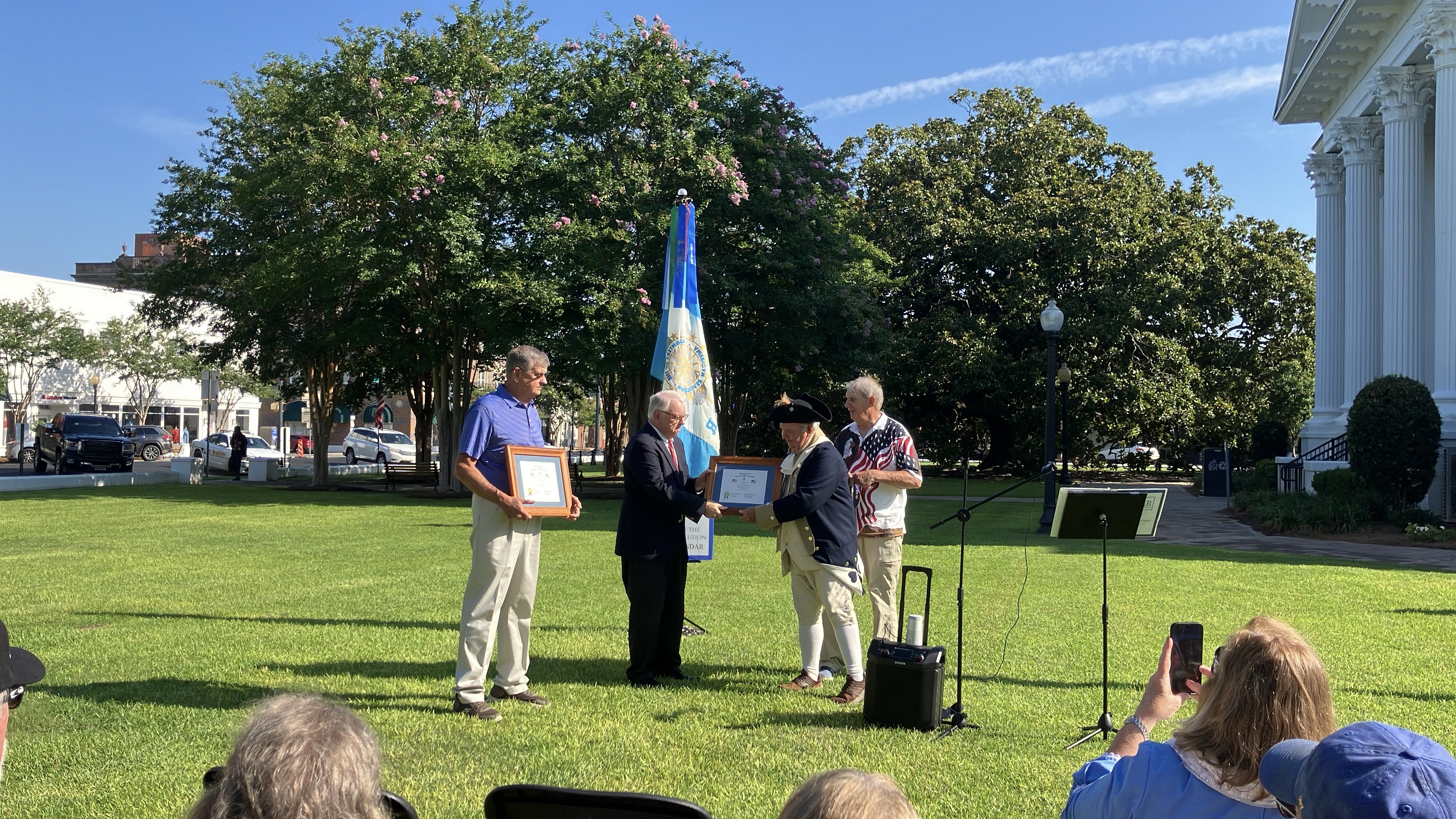 flag raising ceremony presentation
