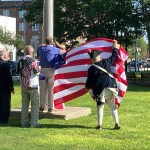 Flag raising ceremony