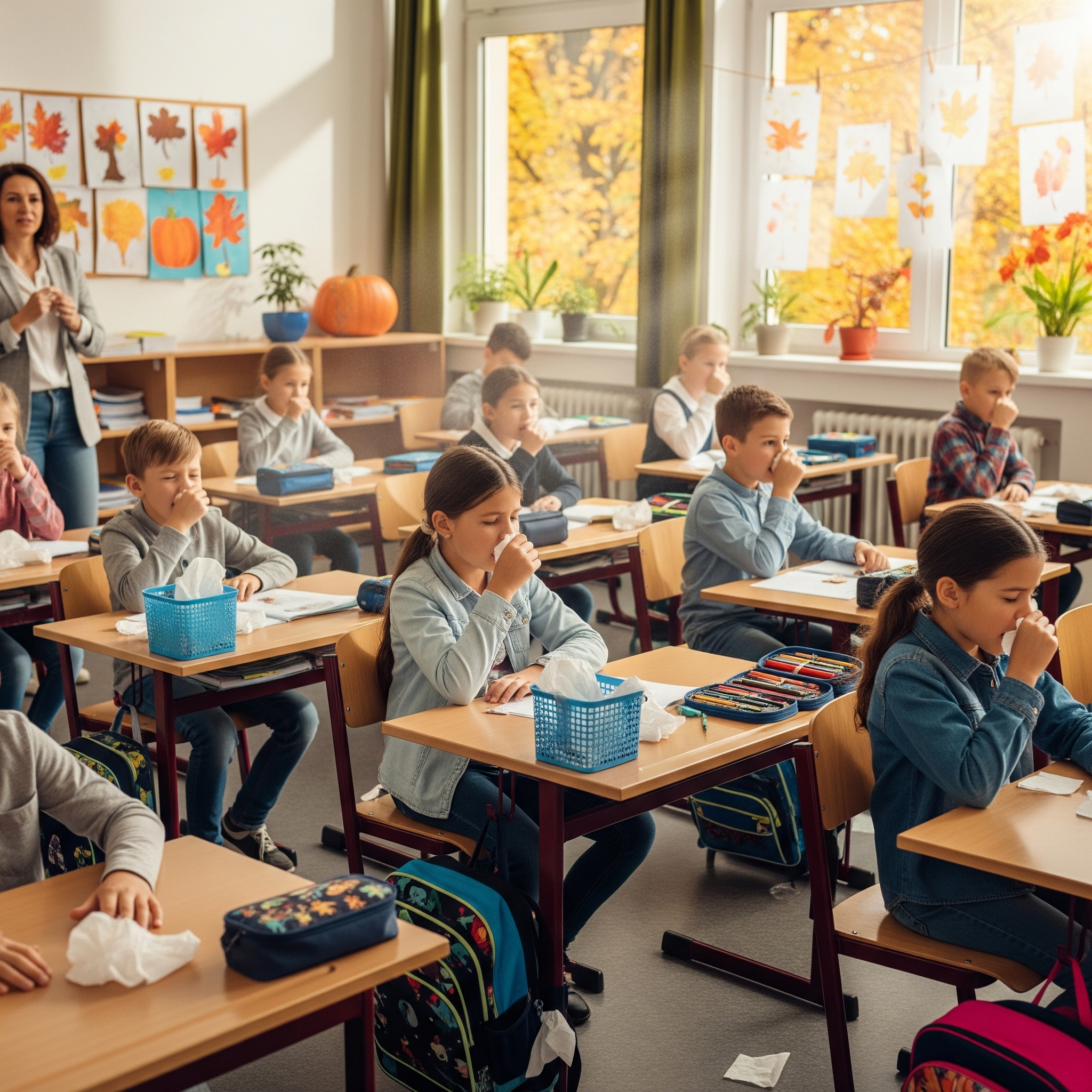 Respiratory illnesses common when kids go back to school