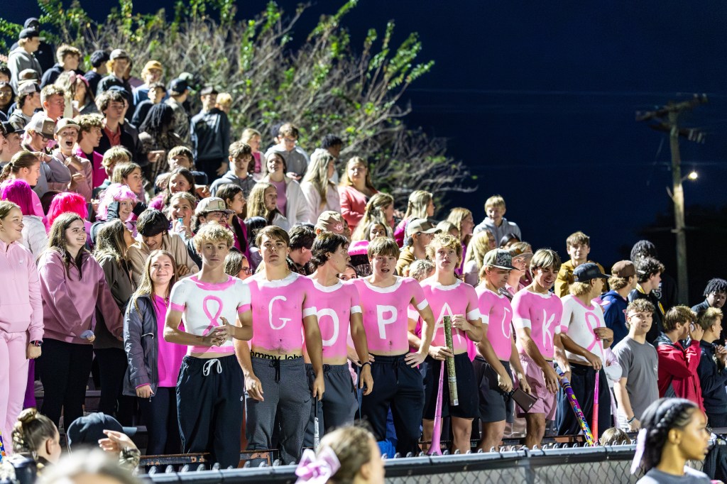 Student Section Pinked-Out