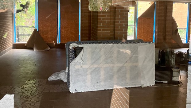 Mattress and other debris