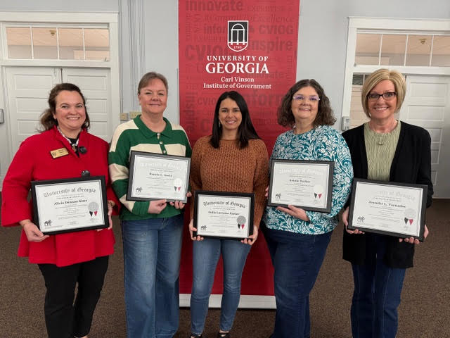 School personnel earn financial accounting certificates