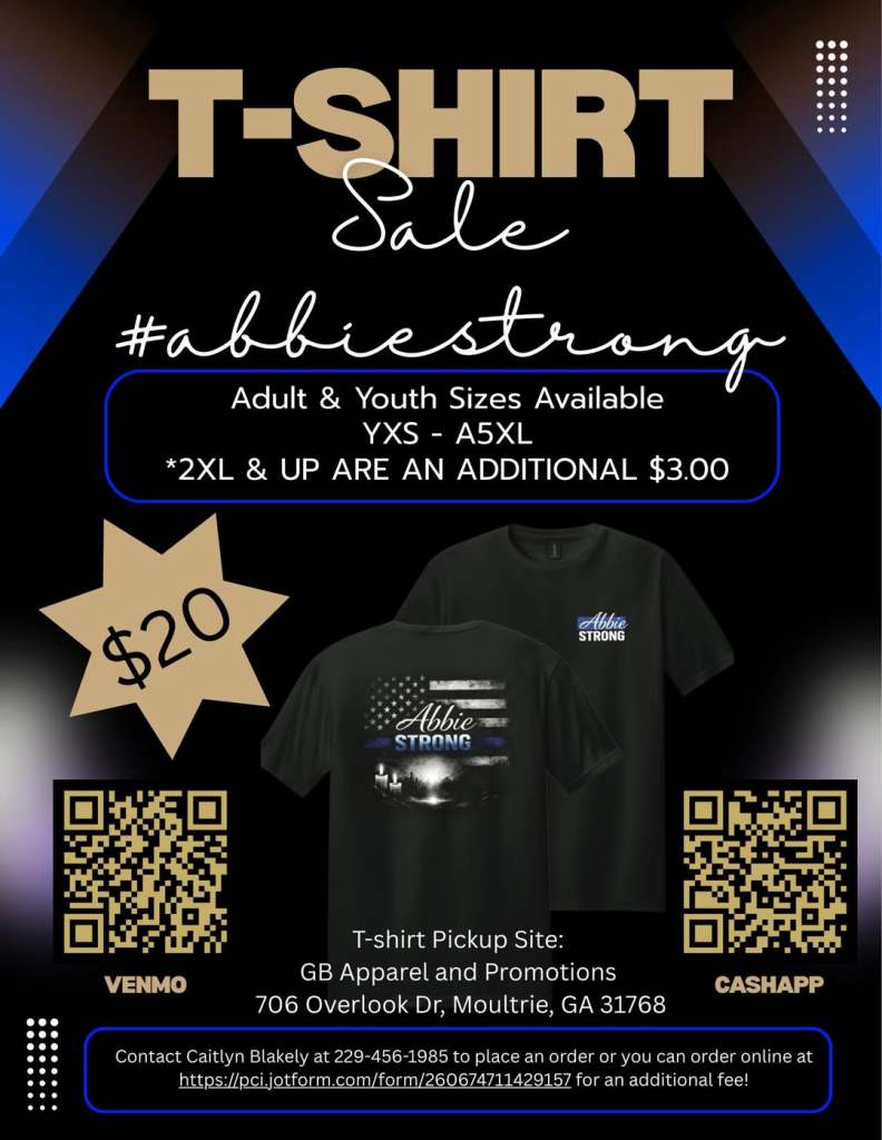 abbie strong t-shirt flyer